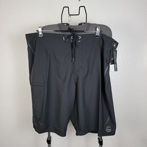 O'neill Hyperfreak S-Seam Below The Knee 21"  Boardshorts Stretch Size 40 Black